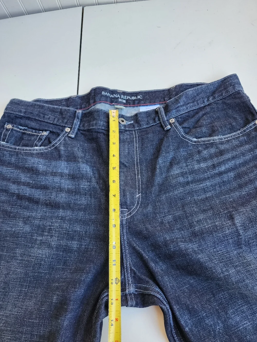 Banana Republic Slim Jeans Mens Medium Blue 100% Cotton 38 x 32